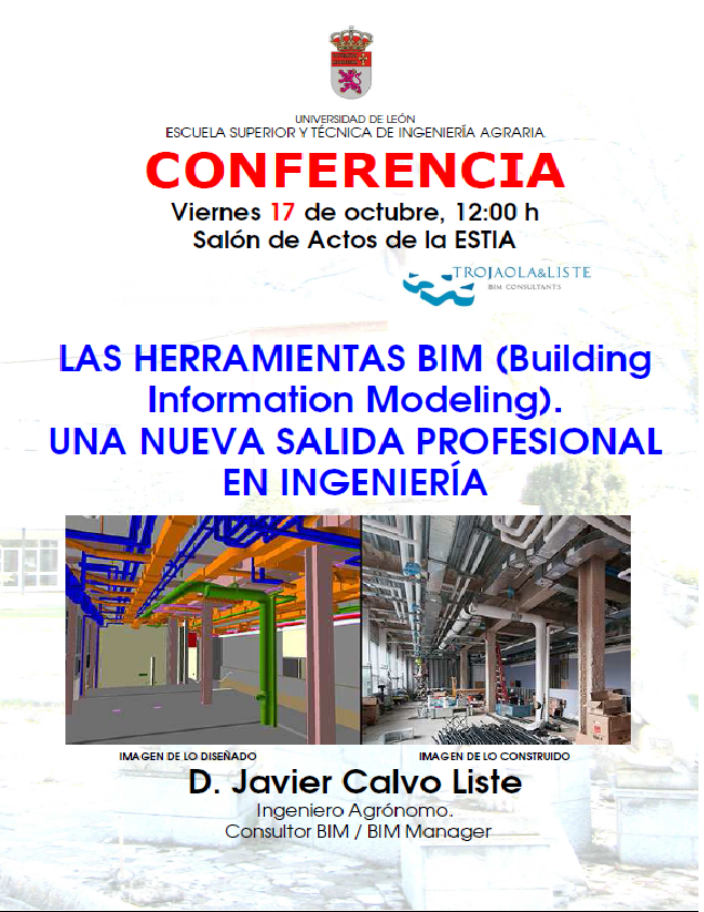 Conferencia: las herramientas BIM, una nueva salida profesional en Ingeniería