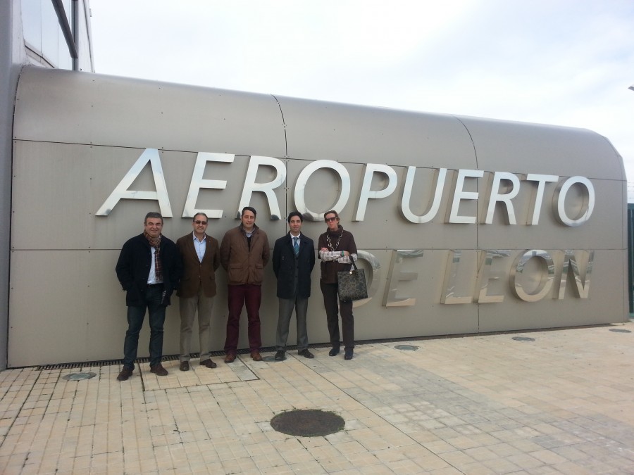 Visita a las instalaciones del Aeropuerto de León