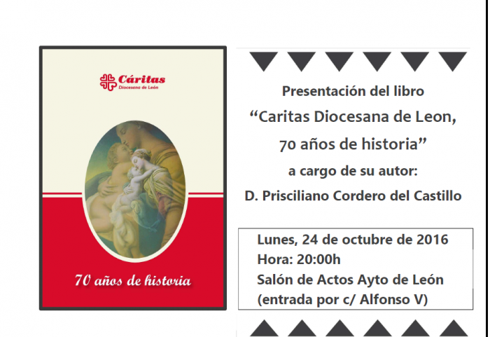 Presentación del libro: Cáritas Diocesana de León, 70 años de historia