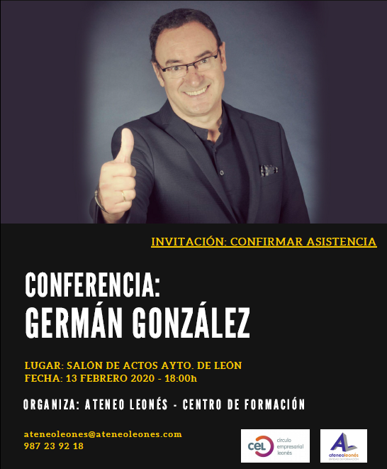 Conferencia de Germán González: «Lo que es, es»
