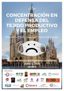 Concentraciones en León y Ponferrada en Defensa del Tejido Productivo y del Empleo