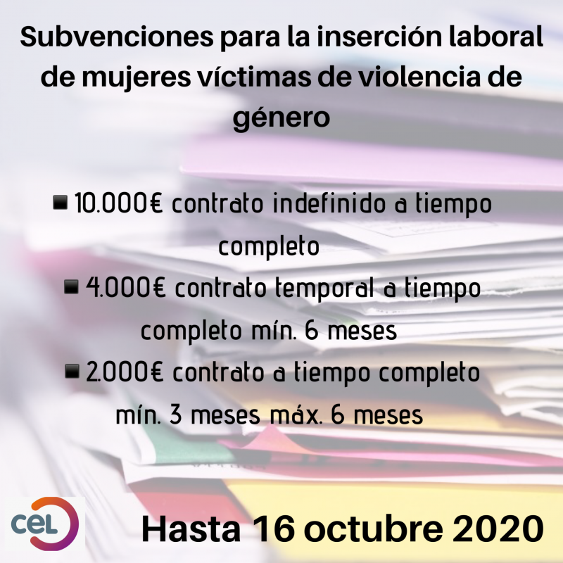 La Junta subvencionará con 10.000 euros los contratos fijos a víctimas de violencia machista